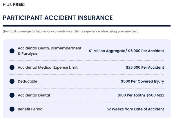 Participant Accident Insurance Participant Accident Insurance